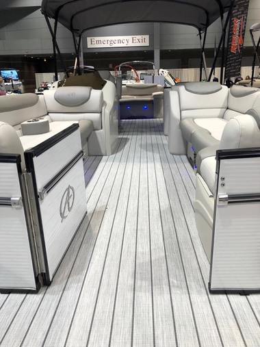 Upgrade Your Pontoon Boat S Carpet, Marine Woven Vinyl Flooring For Pontoon Boats